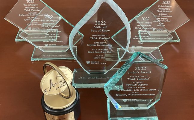 THINK PATENTED NATIONALLY RECOGNIZED FOR PRINT EXCELLENCE